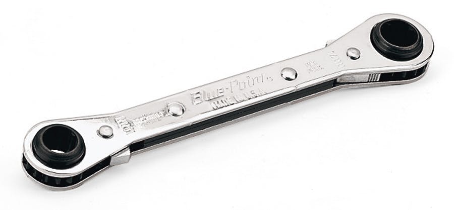 7–8 mm 12-Point Metric Latch-On® 0° Offset Ratcheting Box Wrench (Blue-Point®) | RBZM78 7–8 mm 12-Point Metric Latch-On® 0° Offset Ratcheting Box Wrench (Blue-Point®) | RBZM78